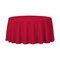 Smarty Had A Party 84 Red Round Disposable Plastic Tablecloths 96 Tablecloths, 96PK 823270-RD-CASE - alternate 1